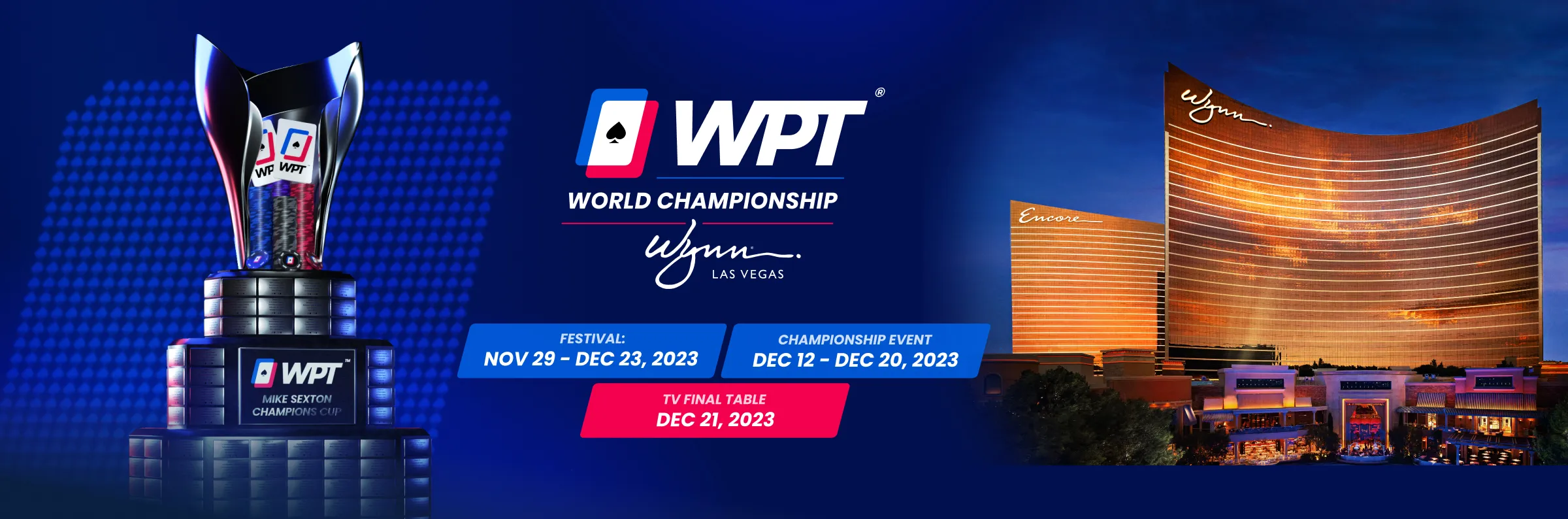 Everything You Need to Know About the 2023 WPT World Championship Festival - PokerPro – online poker – live poker – cash games poker